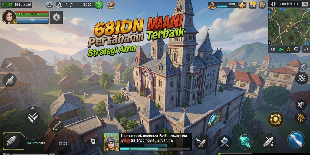 Screenshot gameplay <strong>68IDN</strong> menampilkan aksi seru pertahanan menara.