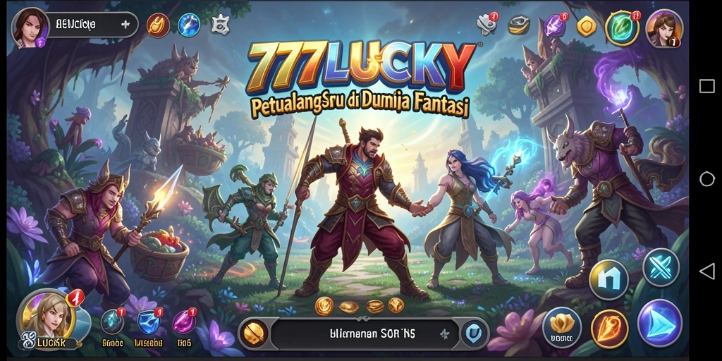 Screenshot gameplay 777LUCKY menampilkan aksi petualangan yang mengasyikkan.