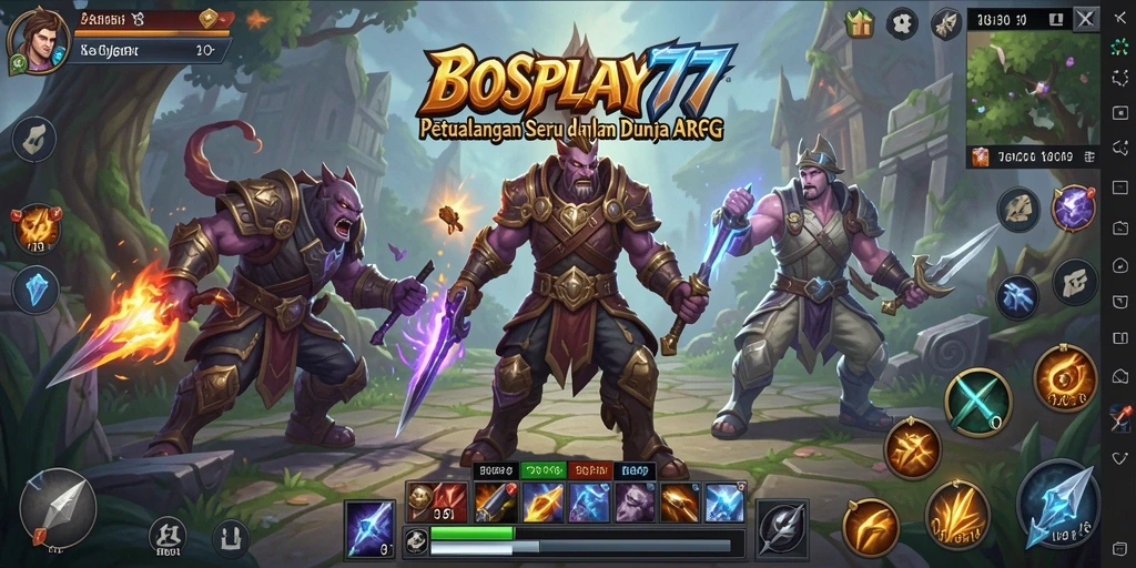 Tampilan gameplay ARPG yang mendebarkan dari BOSPLAY77.