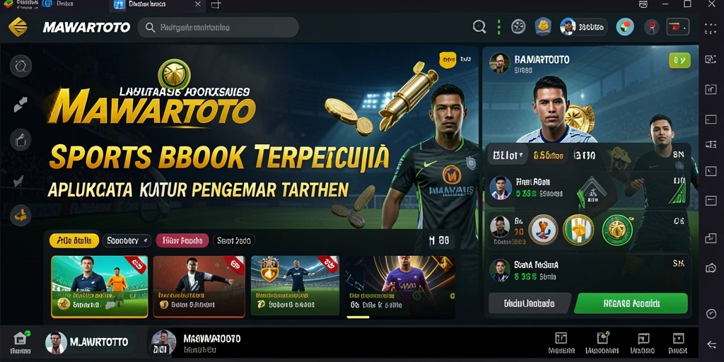 Screenshot utama MAWARTOTO menampilkan taruhan olahraga yang menarik.