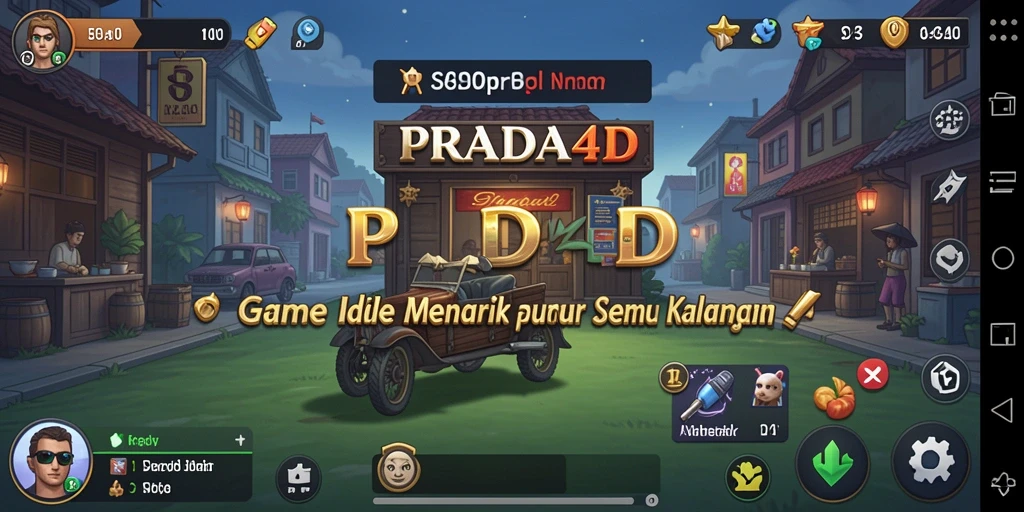 Tampilan seru dari gameplay PRADA4D yang membuat ketagihan.