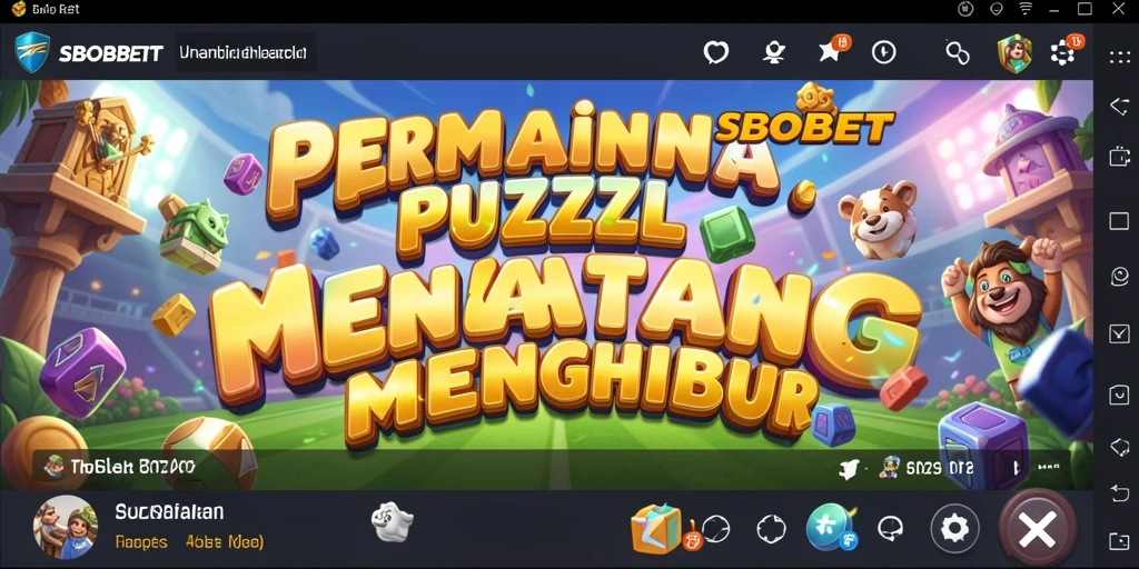 Tampilan screenshot gameplay <strong>SBOBET</strong> yang penuh teka-teki menantang.
