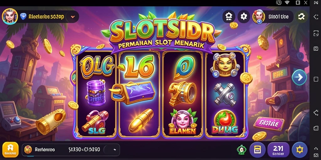 Tampilan gameplay SLOTSIDR yang menarik dan interaktif.
